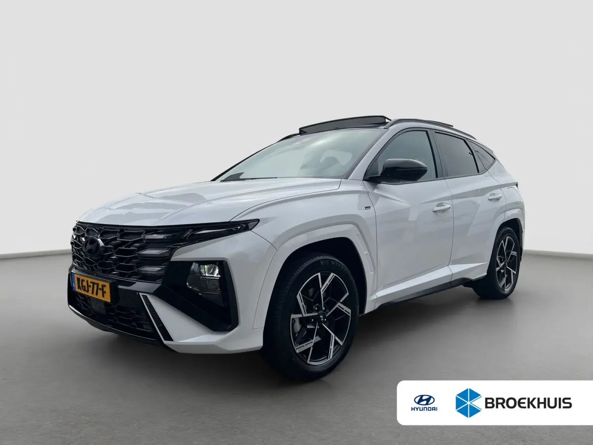 1.6 T-GDI PHEV 252pk N-Line Sky Business | Schuifdak | Dodehoekdetectie | Stoelverwarming | Stuurverwarming | Draadloos carplay | 19'' Velgen | Alcantara lederen bekleding | Camera | Premium