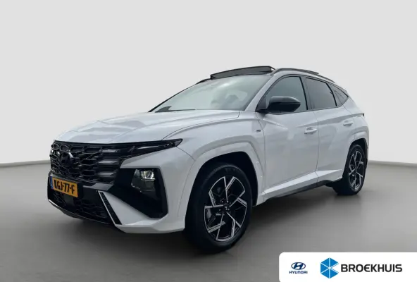 1.6 T-GDI PHEV 252pk N-Line Sky Business | Schuifdak | Dodehoekdetectie | Stoelverwarming | Stuurverwarming | Draadloos carplay | 19'' Velgen | Alcantara lederen bekleding | Camera | Premium
