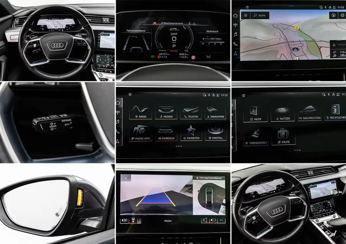 55 Quattro S-LINE 95 kWh (300kW/408pk) ** S-LINE, LEDER, ACC, HuD, PANORAMA, 20-inch LMV, ** 1e EIG - UNFALLFREI ** ** INFORMEER OOK NAAR ONZE AANTREKKELIJKE FINANCIAL-LEASE TARIEVEN **