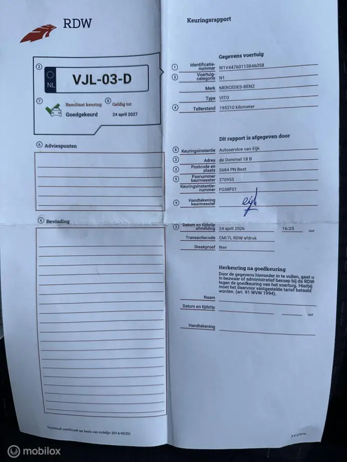 Bestel 119 CDI Lang