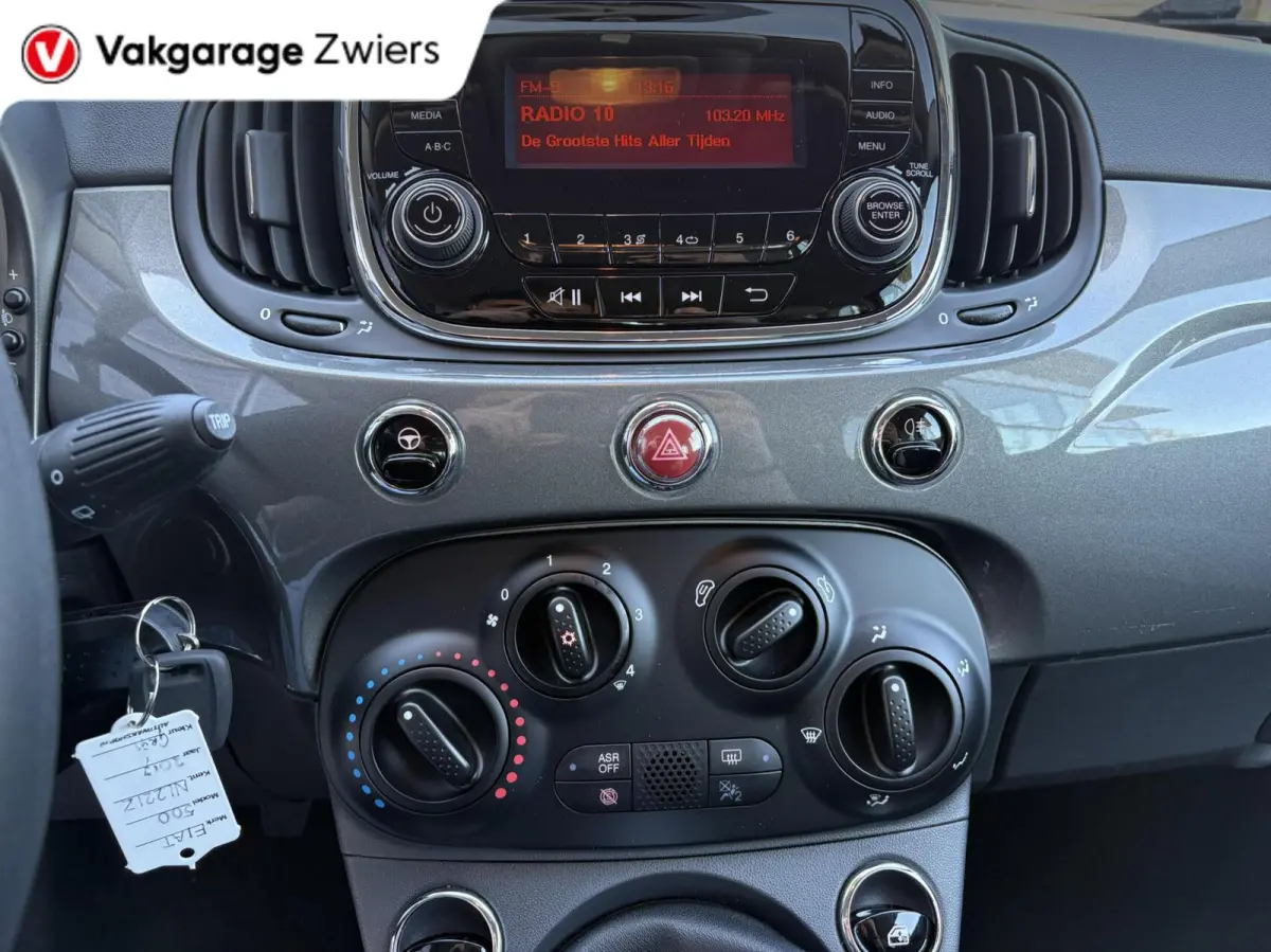 1.0 TwinAir Pop Airco/Cruise/LM/City steering.