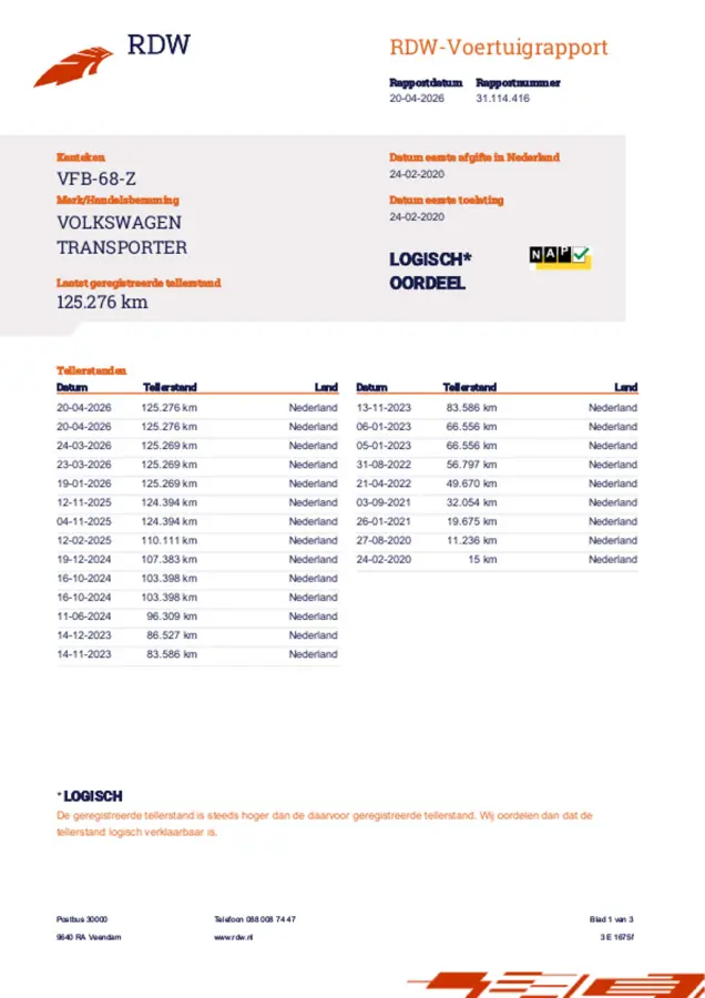 2.0 TDI L2H1 | 2 x SCHUIFDEUR | NAVI | CRUISE | TREKHAAK |