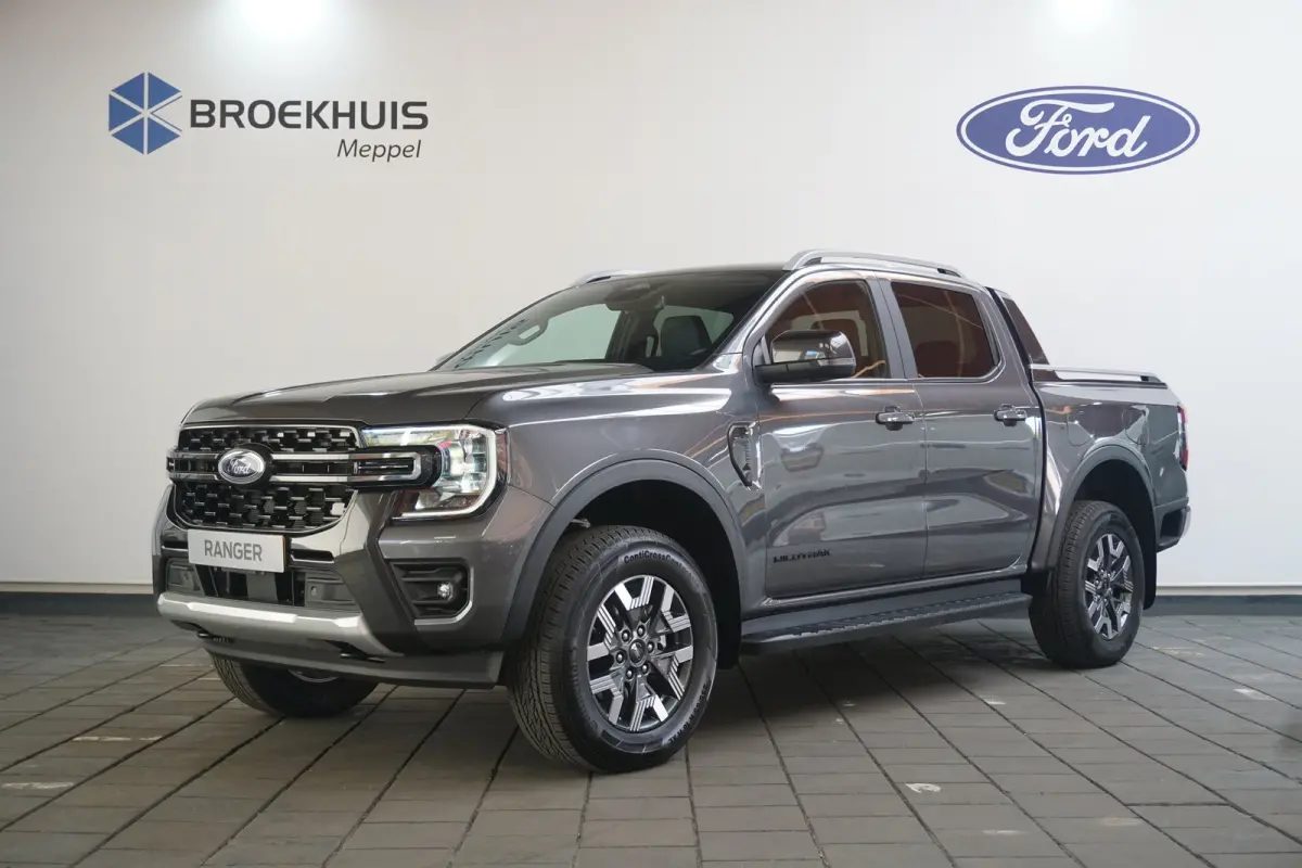 Wildtrak Dubbel Cabine 2.3 PHEV | 0,99% Financial Lease | Ex. BTW / Incl. BPM | Elektrische Rollertop | Voorraad, Snel Leverbaar! |