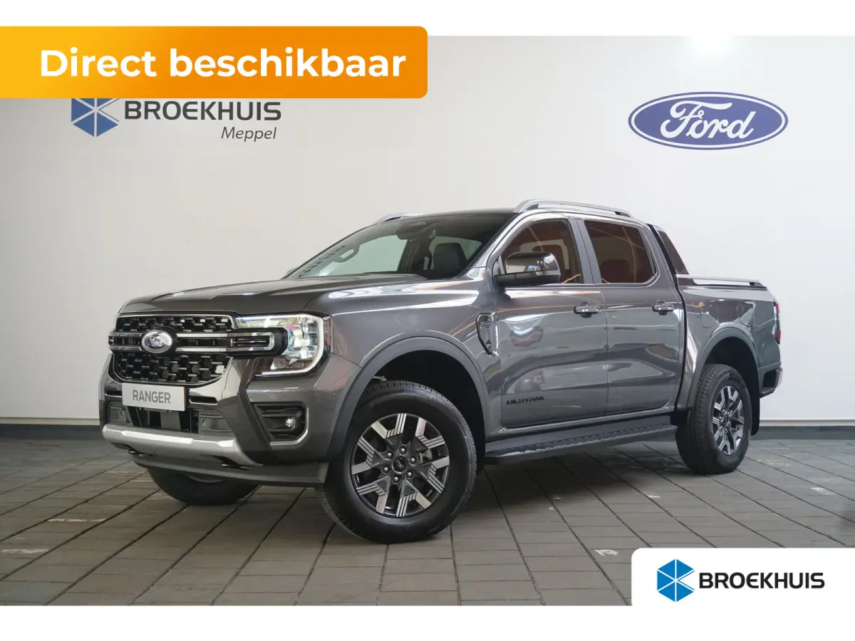 Wildtrak Dubbel Cabine 2.3 PHEV | 0,99% Financial Lease | Ex. BTW / Incl. BPM | Elektrische Rollertop | Voorraad, Snel Leverbaar! |