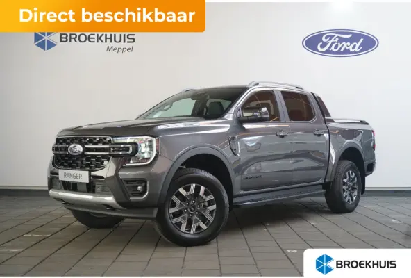 Wildtrak Dubbel Cabine 2.3 PHEV | 0,99% Financial Lease | Ex. BTW / Incl. BPM | Elektrische Rollertop | Voorraad, Snel Leverbaar! |