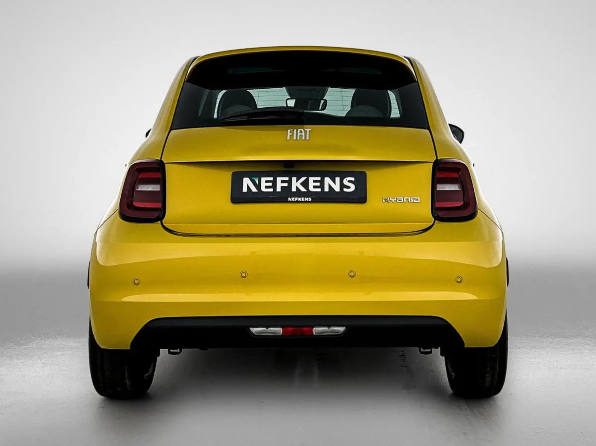 500 1.0 hybrid La Prima 65 PK | Nieuw | Tot 8 jaar fabrieksgarantie | Panoramadak | Navigatie | Apple carplay | Android auto | Parkeersensoren | Climate control | LED | Lederen bekleding |