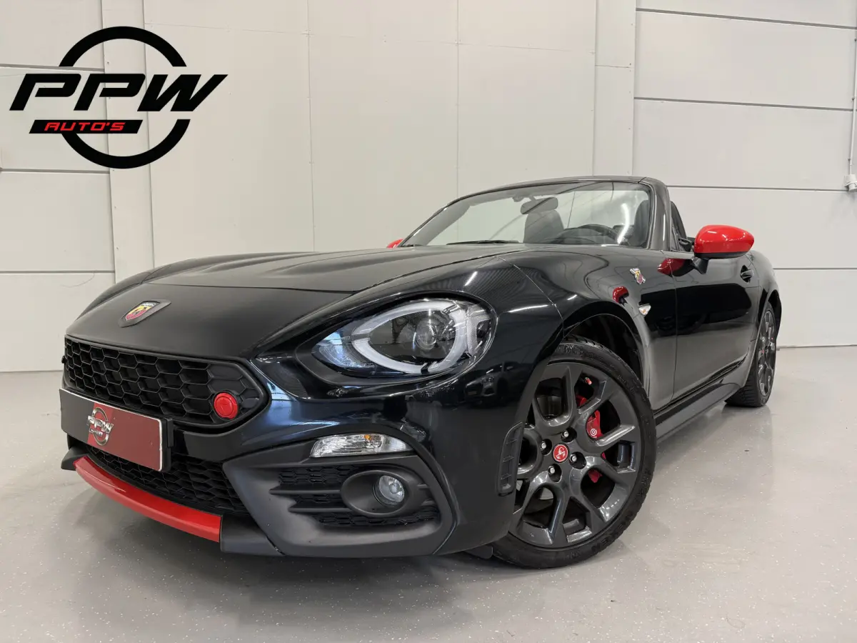 Abarth 1.4 MultiAir Turbo aut. LED/BOSE/ZWART-LEER/17"/NAVI/ECC/CRUISE/VOLLEDIGE ABARTH DEALER HISTORIE, NET OH BEURT GEHAD