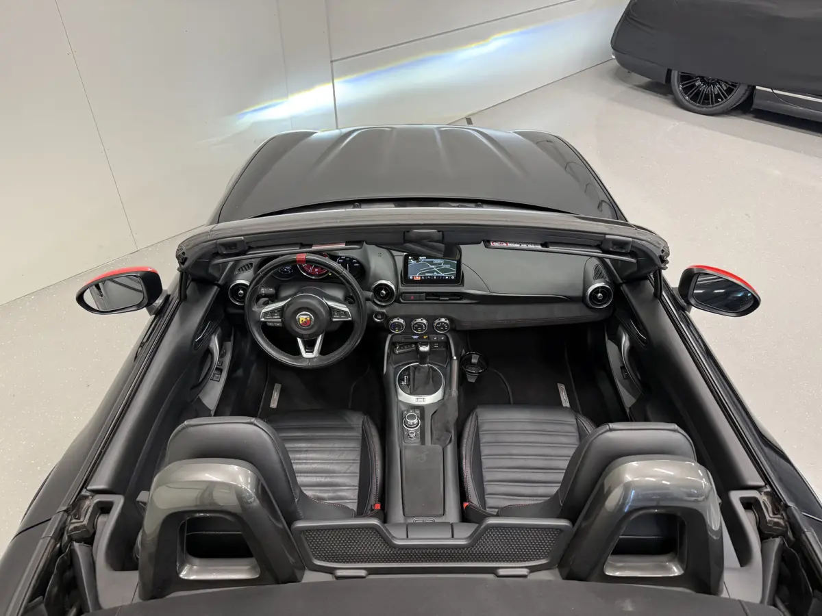 Abarth 1.4 MultiAir Turbo aut. LED/BOSE/ZWART-LEER/17"/NAVI/ECC/CRUISE/VOLLEDIGE ABARTH DEALER HISTORIE, NET OH BEURT GEHAD