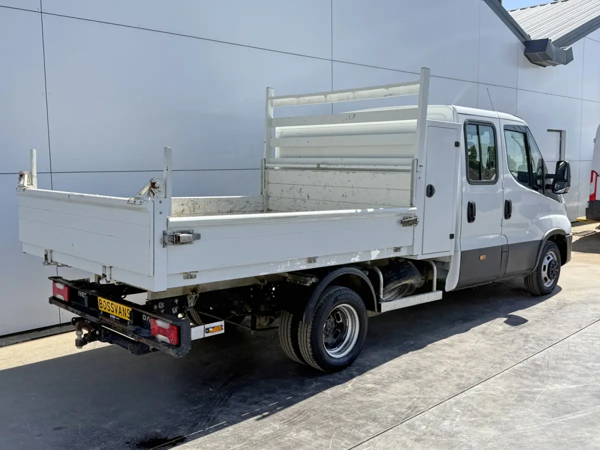35C14 2.3 Kipper Dubbele Cabine Dubbellucht 3,5t Trekhaak 6 Stoelen Airco Cruise Control Benne Tipper