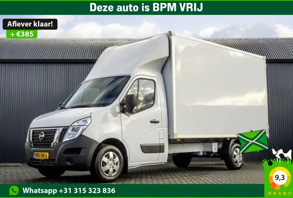 **2.3 dCi Bakwagen met deuren | 164 PK | Euro 6 | Cruise | Airco | MF Stuur**