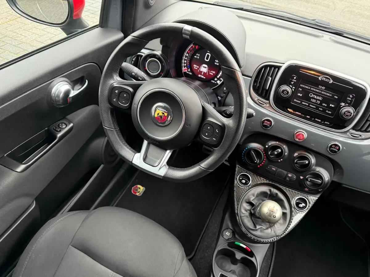 1.4 T-Jet Abarth 595 | 3/6/12MND GARANTIE | SPORTSTOELEN | AIRCO | LMV | NW DISTR RIEM |
