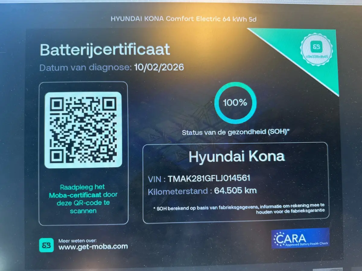 EV 64 kWh FASE 3 SOH 100 % DEALER OND KRELL KEYLEES GO