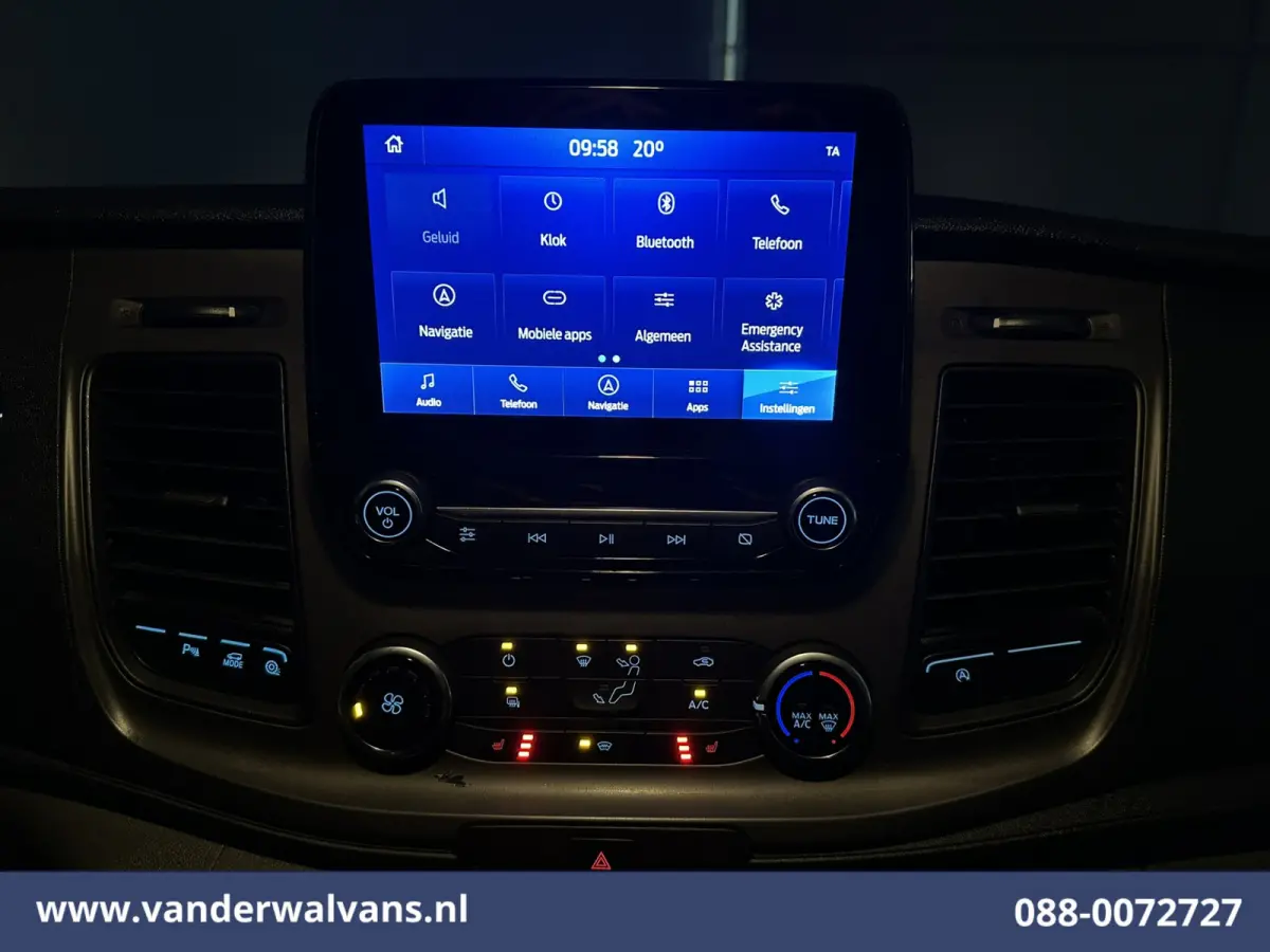 2.0 TDCI 131pk L3H2 Euro6 Airco | Camera | Navigatie | Apple Carplay | LED | Cruisecontrol Parkeersensoren, Stoelverwarming, Verwarmde voorruit, Bijrijdersbank, 2500kg trekvermogen