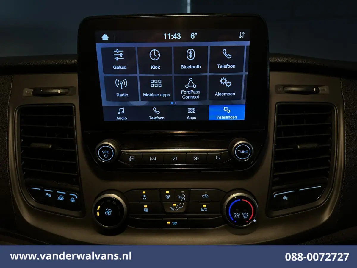 2.0 TDCI L1H1 Euro6 Airco | Camera | LED | Android Auto | Cruisecontrol | Verwarmde voorruit Parkeersensoren, Bijrijdersbank, 2500kg trekvermogen