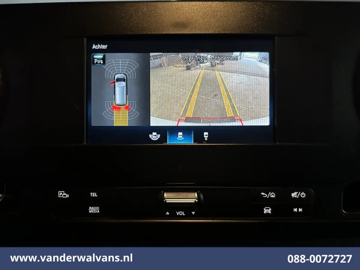 316 CDI 163 pk L2H2 Euro6 Airco | 2800kg Trekhaak | Camera | Apple Carplay | Parkeersensoren inklapbare spiegels, standkachel, cruisecontrol, MBUX, Android auto