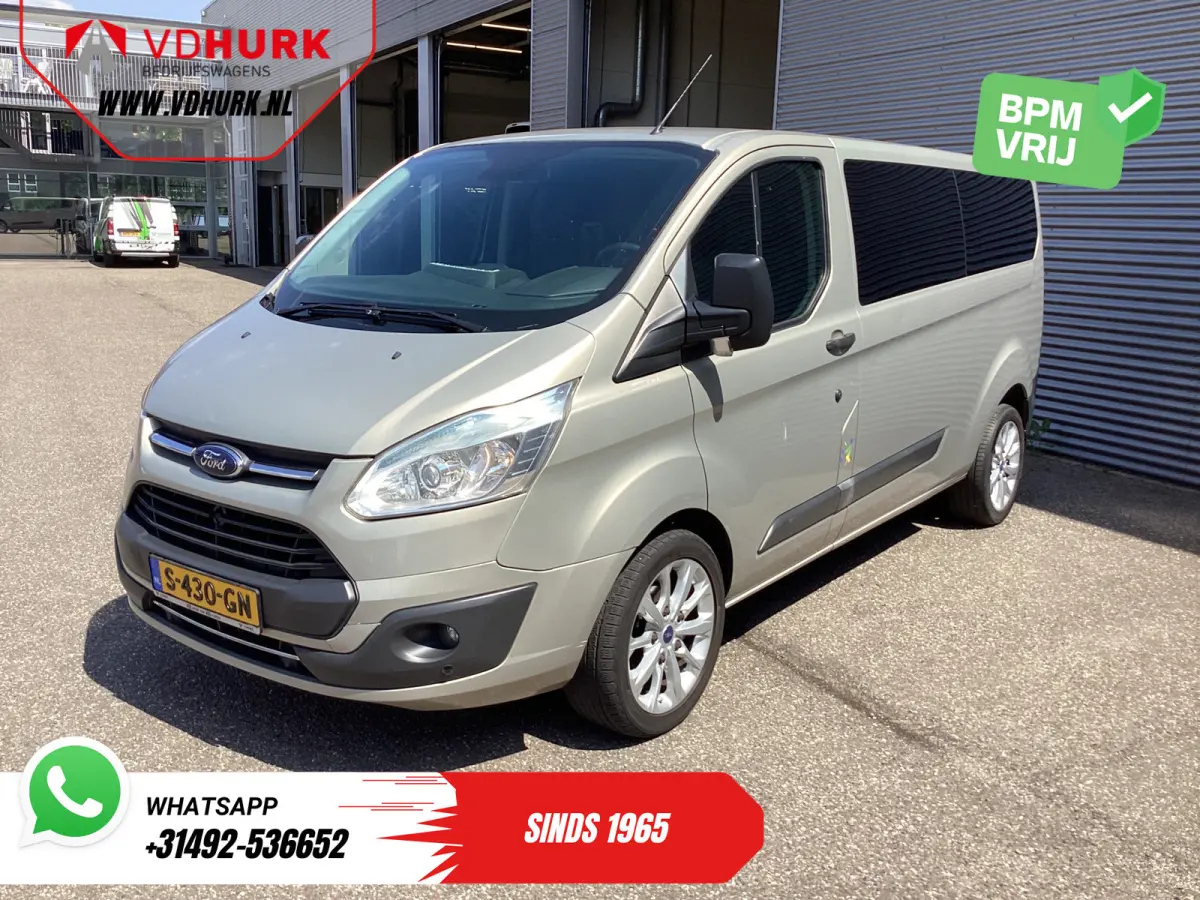 Tourneo 2.0 TDCI 130 pk L2 EXPORT EUR6 9 Pers/ 9P/ Combi/ Kombi/ Airco/ Cruise/ PDC/ LMV/ Trekhaak