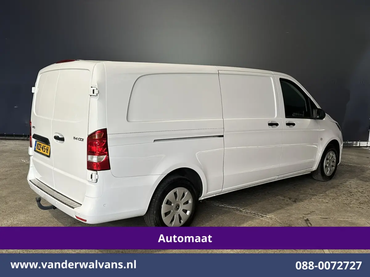 114 CDI 9G-Tronic Automaat L3H1 Euro6 Airco | Camera | Apple Carplay | Android Auto Cruisecontrol, 2500kg Trekhaak, Parkeersensoren, Bijrijdersbank