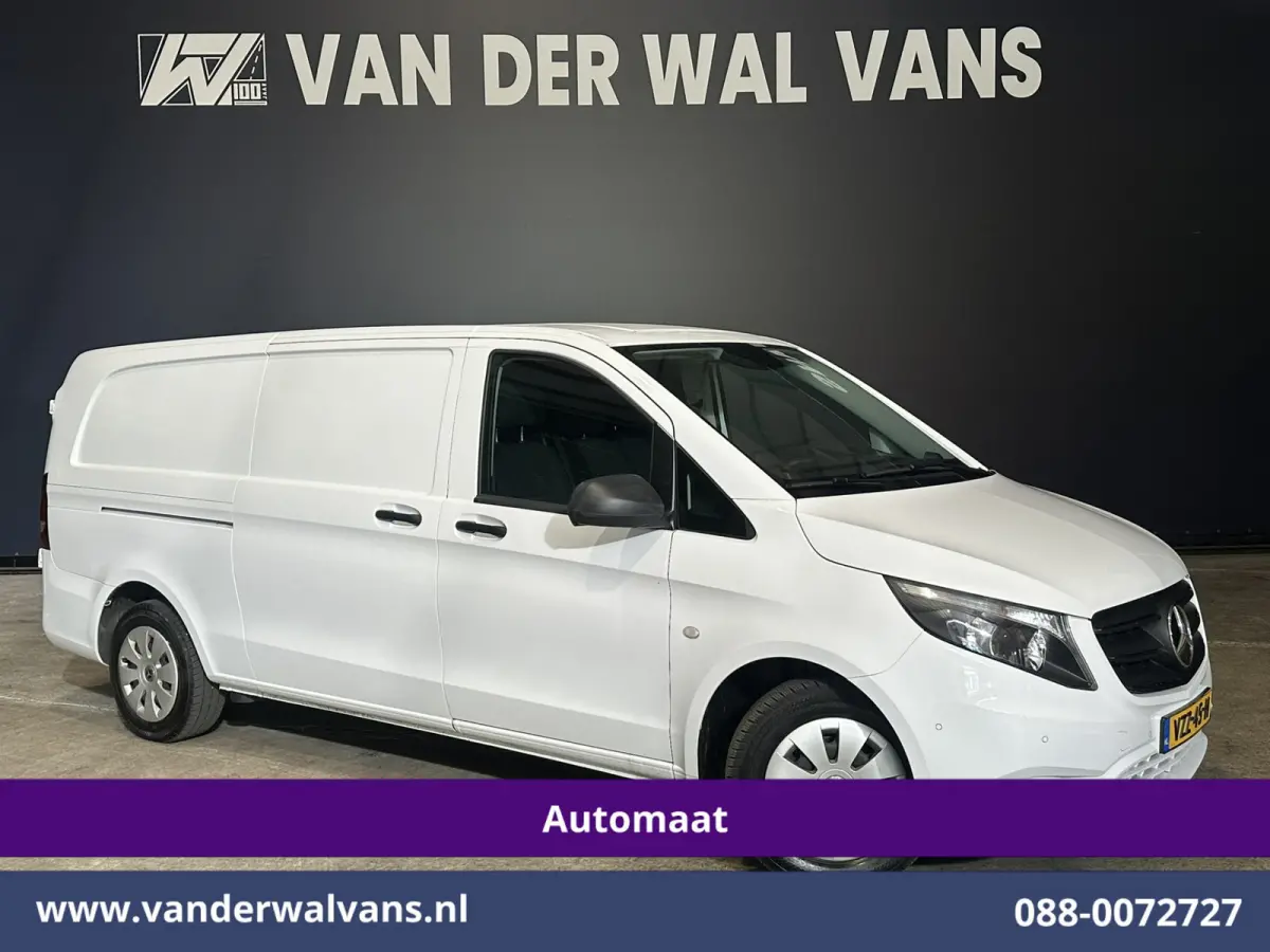 114 CDI 9G-Tronic Automaat L3H1 Euro6 Airco | Camera | Apple Carplay | Android Auto Cruisecontrol, 2500kg Trekhaak, Parkeersensoren, Bijrijdersbank