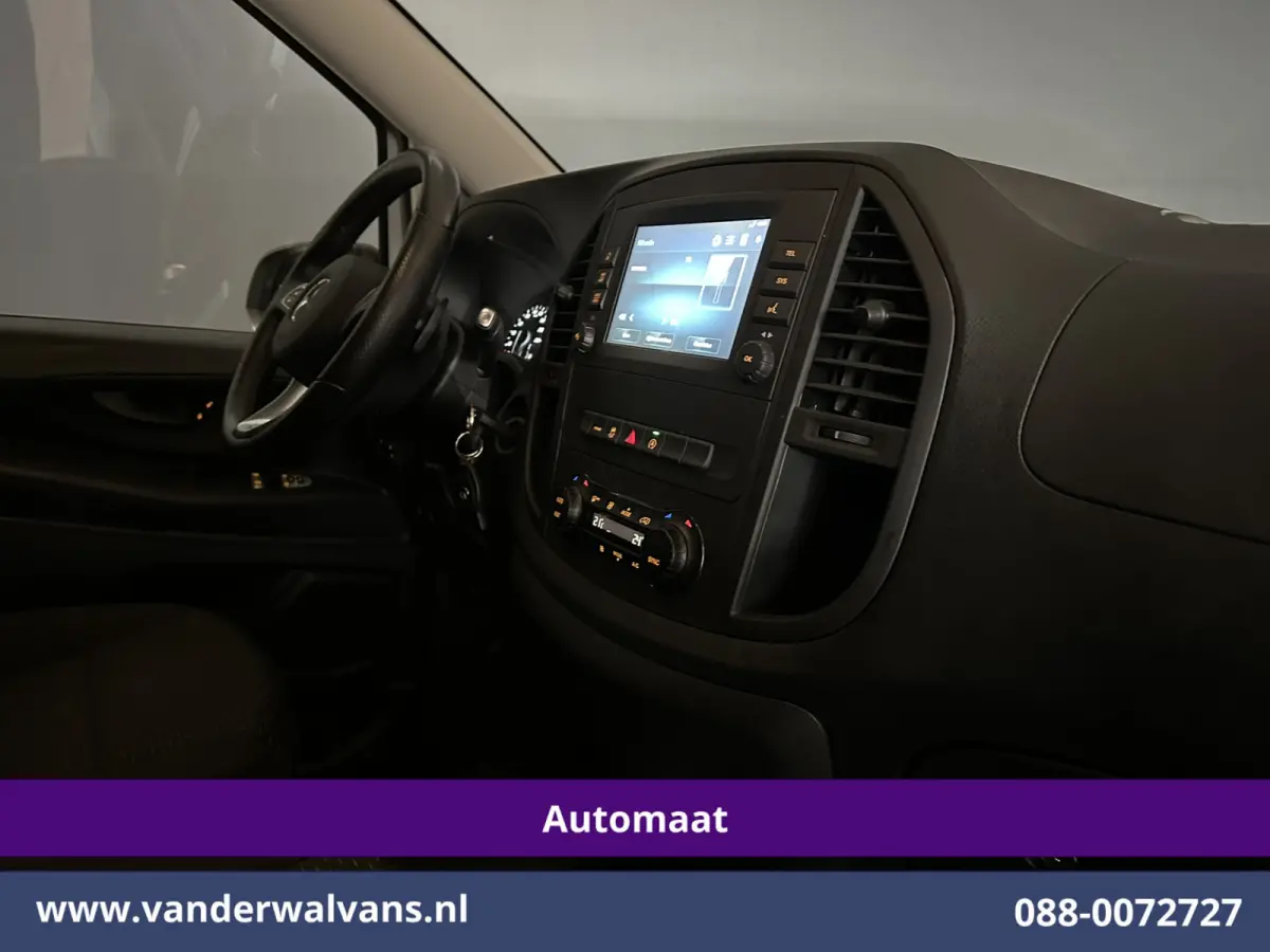 114 CDI 9G-Tronic Automaat L3H1 Euro6 Airco | Camera | Apple Carplay | Android Auto Cruisecontrol, 2500kg Trekhaak, Parkeersensoren, Bijrijdersbank