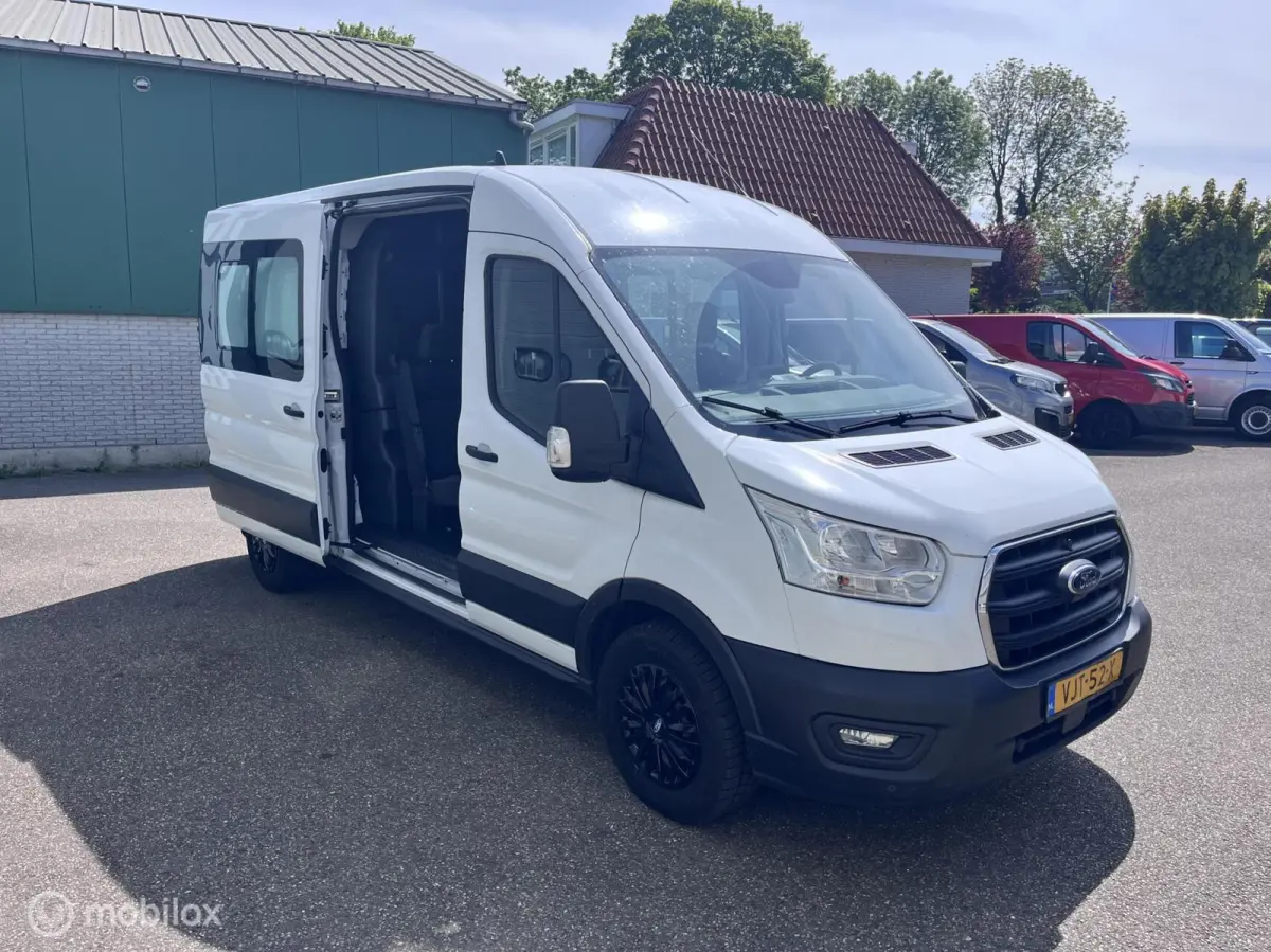 350 2.0 TDCI Euro 6 L3H2 Ambiente Dubbele Cabine Navi Airco Ceuise control Trekhaak