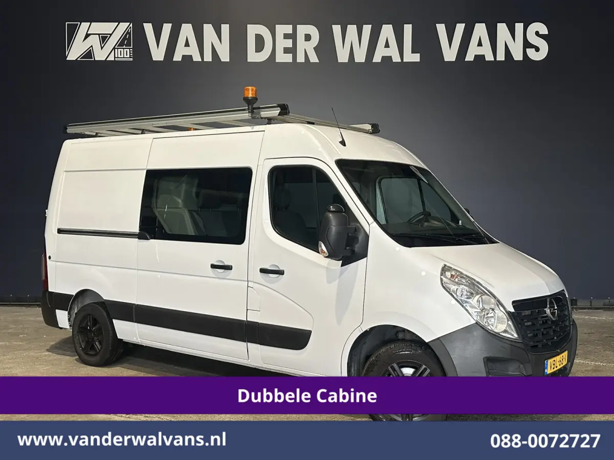 2.3 Turbo 146pk L2H2 Dubbele cabine Euro6 Airco | Imperiaal | Omvormer | 2500kg Trekhaak | LM velgen Navigatie, Camera, Cruisecontrol, Parkeersensoren, 5-zits