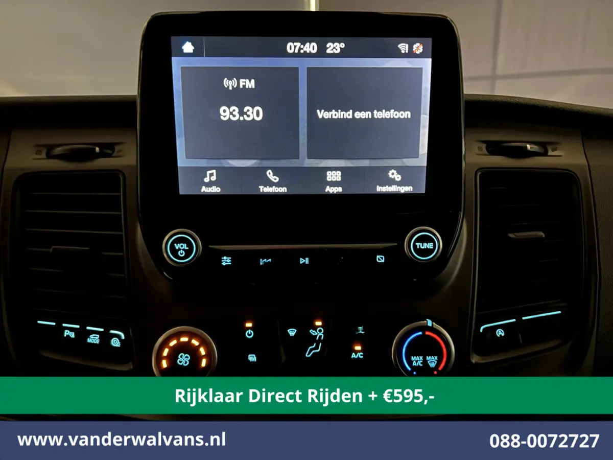 2.0 TDCI L2H1 Euro6 Airco | Camera | Android auto | Cruisecontrol | Parkeersensoren verwarmde voorruit, bijrijdersbank, 2800kg trekvermogen