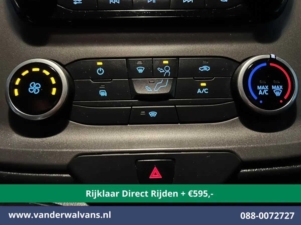 2.0 TDCI L2H1 Euro6 Airco | Camera | Android auto | Cruisecontrol | Parkeersensoren verwarmde voorruit, bijrijdersbank, 2800kg trekvermogen