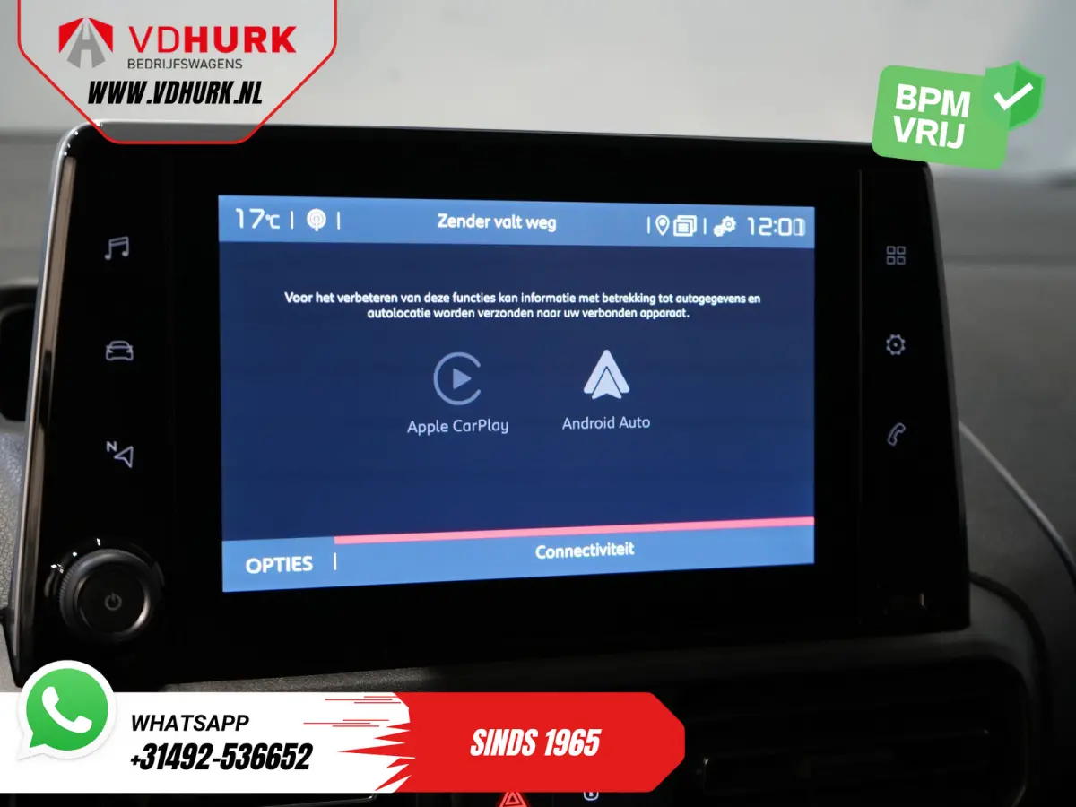 1.5 HDi 100 pk (DEMO) 3 Pers./ CarPlay/ Stoelverw./ Camera/ PDC/ Cruise/ Airco