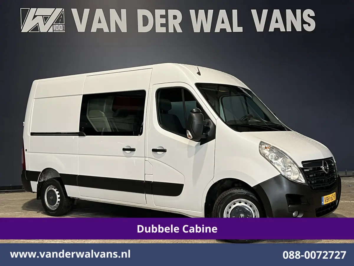 2.3 CDTI 146pk L2H2 Dubbele Cabine Euro6 Airco | Camera | Navigatie | Cruisecontrol Chauffeursstoel, 2500kg Trekhaak, Parkeersensoren, 5-Zits
