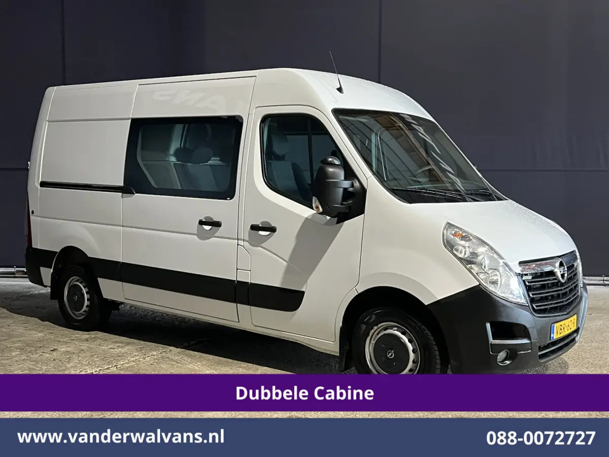 2.3 CDTI 146pk L2H2 Dubbele Cabine Euro6 Airco | Camera | Navigatie | Cruisecontrol Chauffeursstoel, 2500kg Trekhaak, Parkeersensoren, 5-Zits