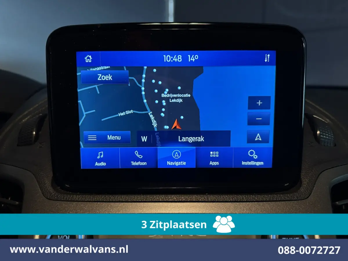 1.5 EcoBlue 100pk L2H1 Euro6 Airco | 3-Zits | Camera | Navigatie | Verwarmde voorruit Parkeersensoren, Bijrijdersbank