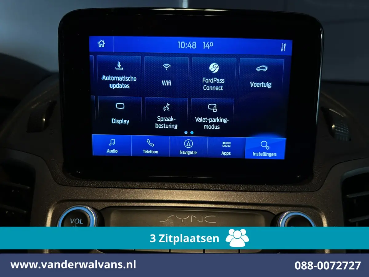 1.5 EcoBlue 100pk L2H1 Euro6 Airco | 3-Zits | Camera | Navigatie | Verwarmde voorruit Parkeersensoren, Bijrijdersbank