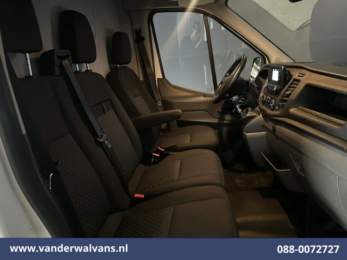 2.0 TDCI 130pk L4H3 Jumbo Euro6 Airco | Camera | Cruisecontrol | Stoelverwarming | Verwarmde voorruit Parkeersensoren, Bijrijdersbank