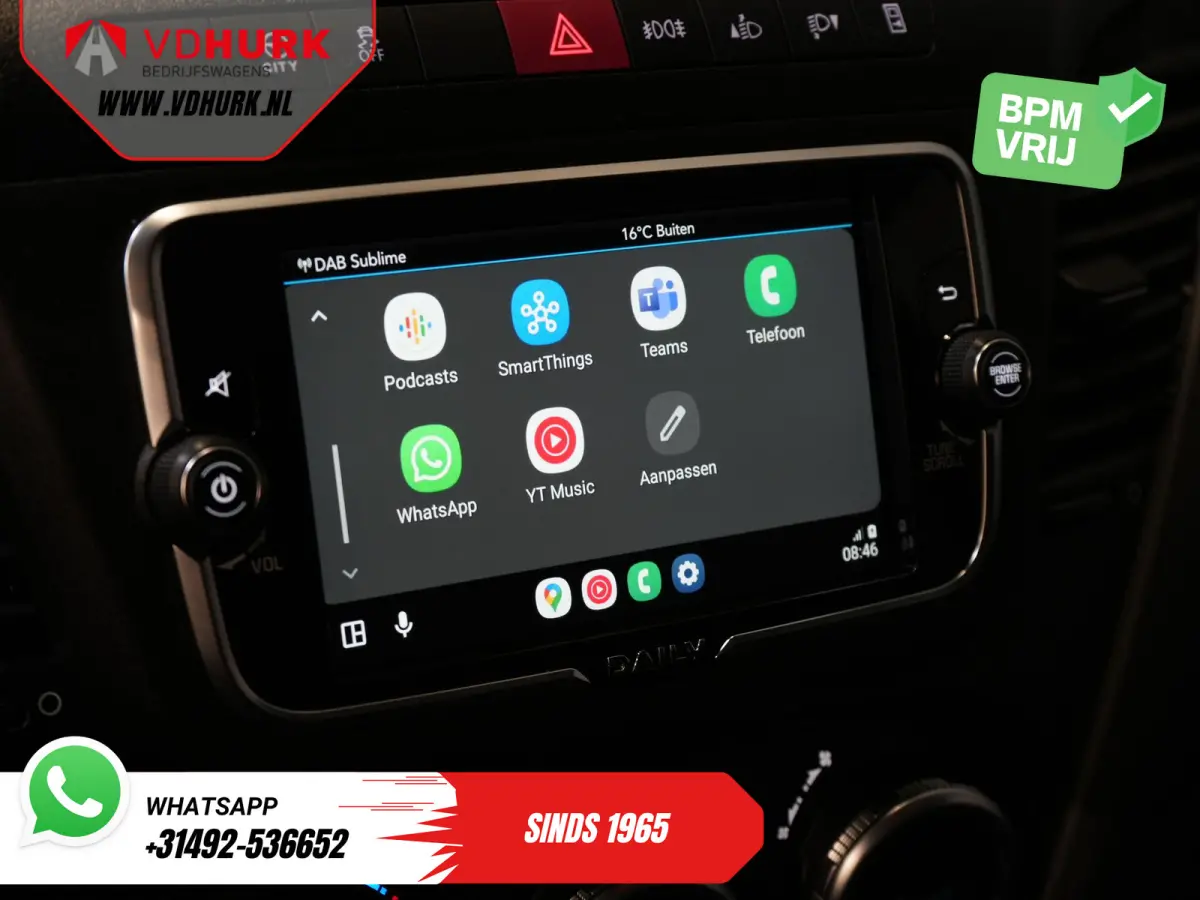 35S18HV 3.0 Aut. ZF BPM VRIJ! Bakwagen Laadklep/ Zijdeur/ LED/ Spoiler/ Gev.Stoel/ Adapt.Cruise/ Navi/ Carplay/ Climate/ 440x210x230