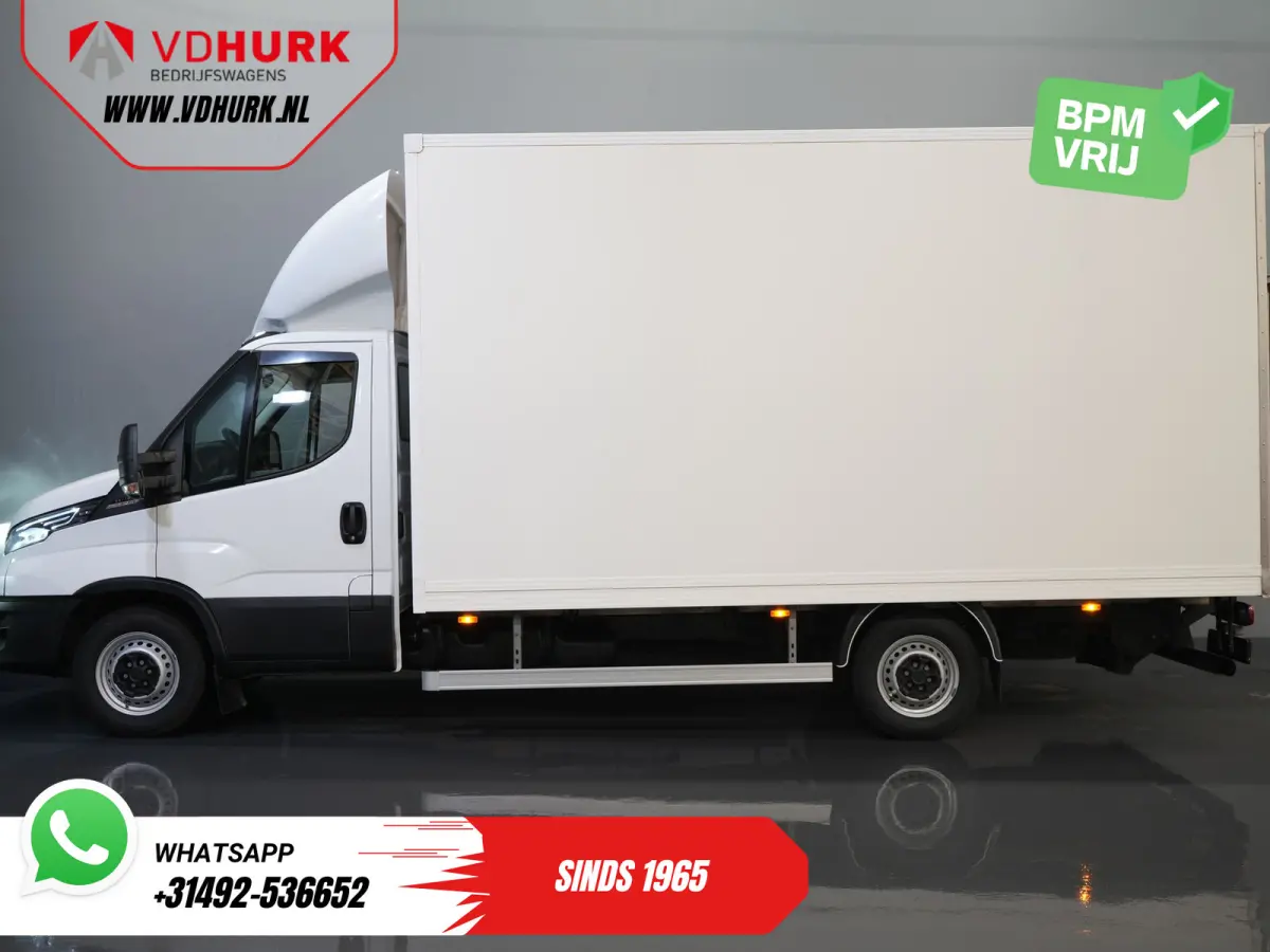 35S18HV 3.0 Aut. ZF BPM VRIJ! Bakwagen Laadklep/ Zijdeur/ LED/ Spoiler/ Gev.Stoel/ Adapt.Cruise/ Navi/ Carplay/ Climate/ 440x210x230