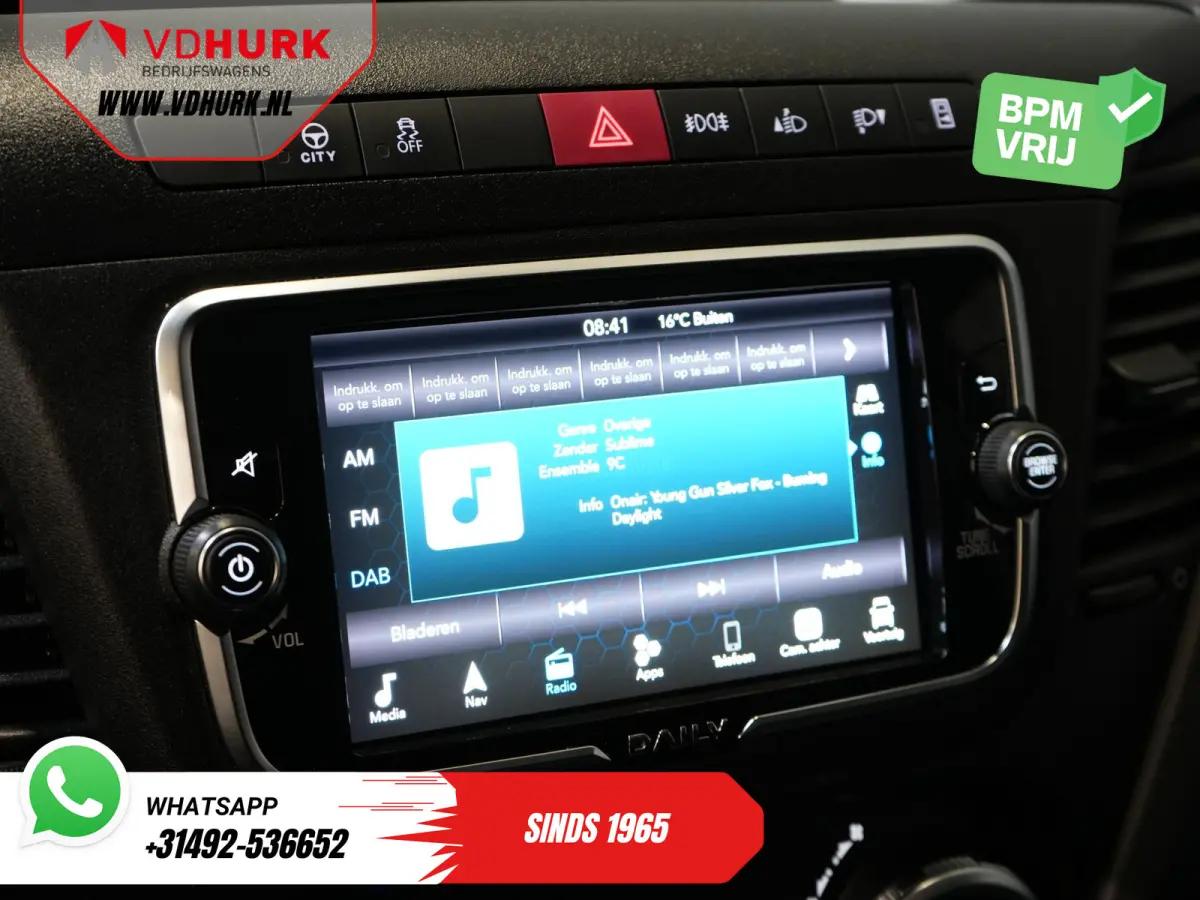 35S18HV 3.0 Aut. ZF BPM VRIJ! Bakwagen Laadklep/ Zijdeur/ LED/ Spoiler/ Gev.Stoel/ Adapt.Cruise/ Navi/ Carplay/ Climate/ 440x210x230