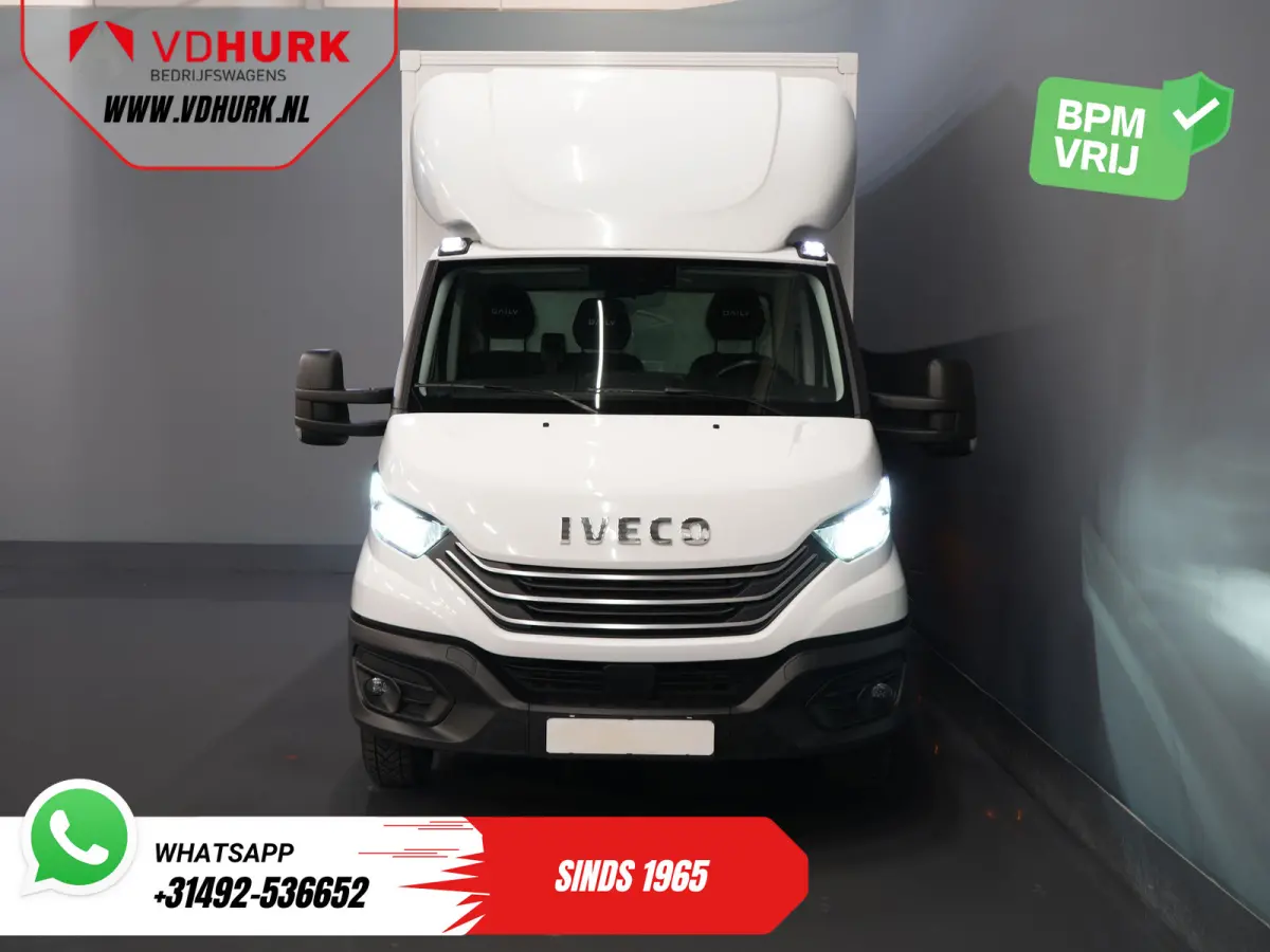35S18HV 3.0 Aut. ZF BPM VRIJ! Bakwagen Laadklep/ Zijdeur/ LED/ Spoiler/ Gev.Stoel/ Adapt.Cruise/ Navi/ Carplay/ Climate/ 440x210x230