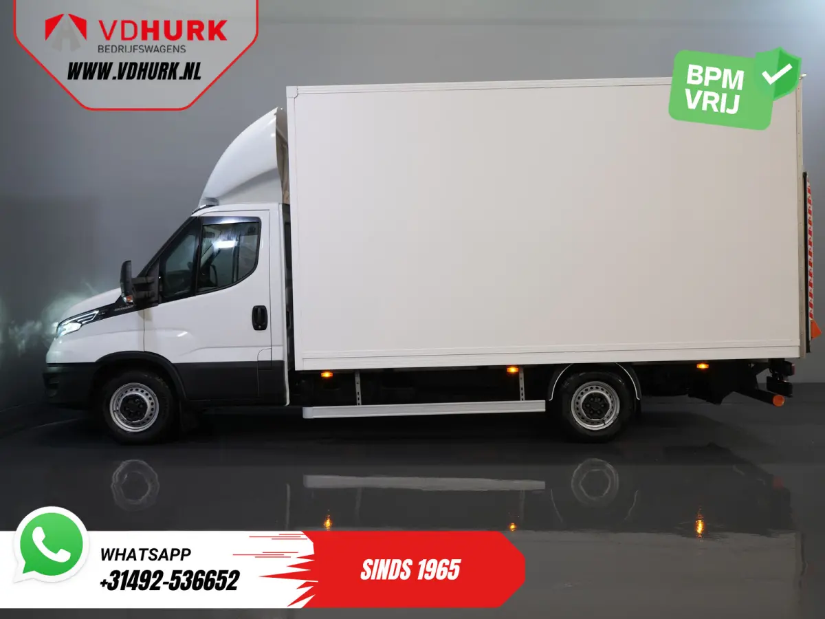 35S18HV 3.0 Aut. ZF BPM VRIJ! Bakwagen Laadklep/ LED/ Spoiler/ Gev.stoel/ Adapt.Cruise/ Navi/ Carplay/ Climate/ 440x210x230