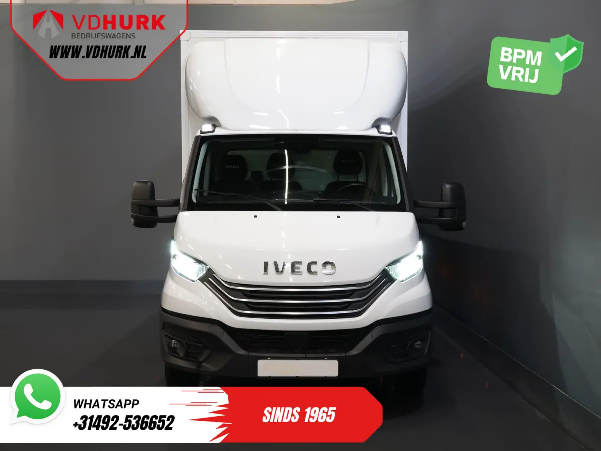 35S18HV 3.0 Aut. ZF BPM VRIJ! Bakwagen Laadklep/ LED/ Spoiler/ Gev.stoel/ Adapt.Cruise/ Navi/ Carplay/ Climate/ 440x210x230