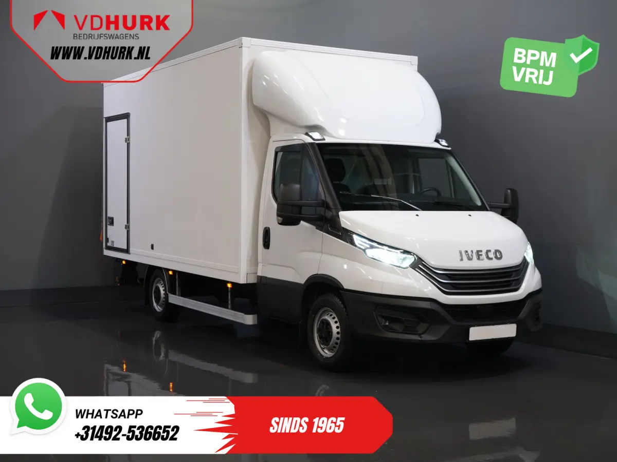 35S18HV 3.0 Aut. ZF BPM VRIJ! Bakwagen Laadklep/ LED/ Spoiler/ Gev.stoel/ Adapt.Cruise/ Navi/ Carplay/ Climate/ 440x210x230