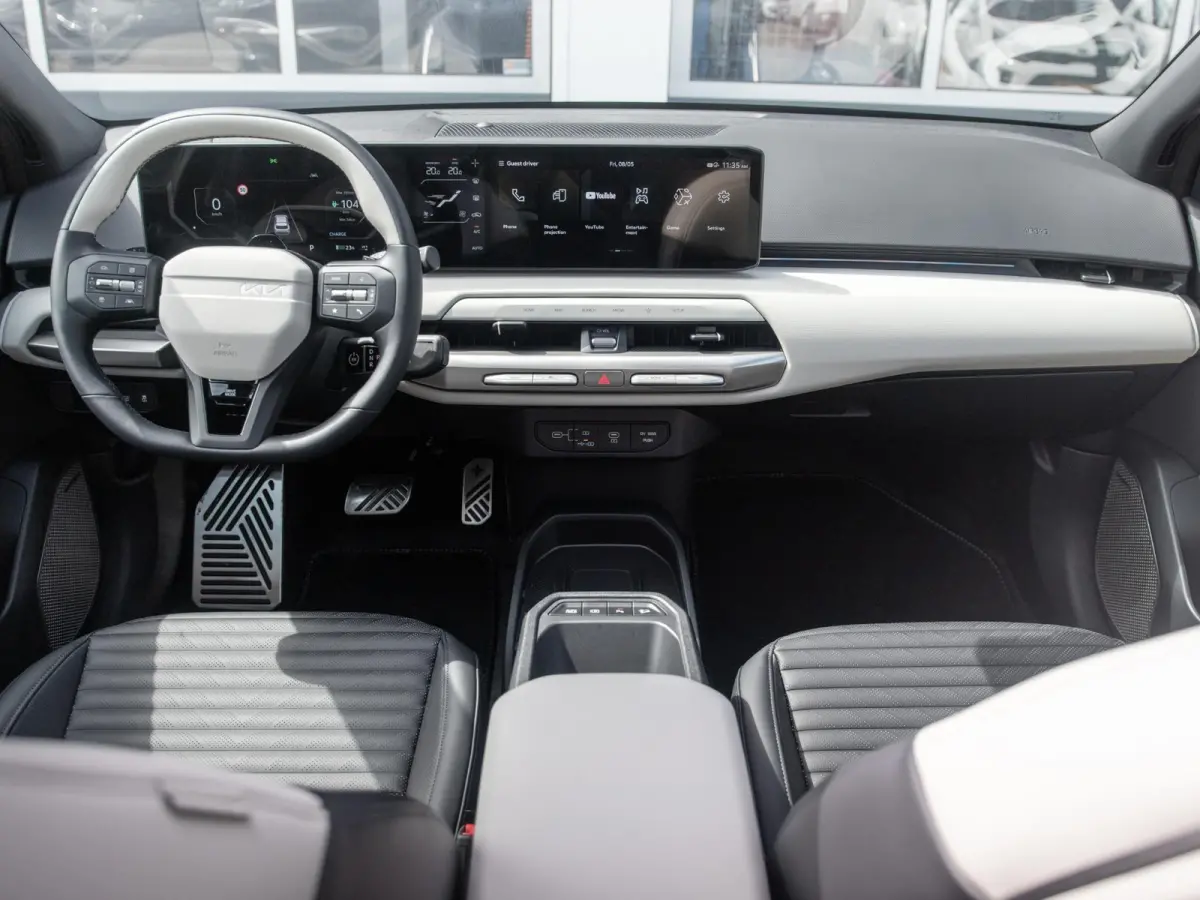 GT-Line 81.4 kWh | Direct leverbaar! | Navi. | Clima. | Adapt. Cruise. | Dodehoekassistentie | Stoel&Stuur Verwarming | Glazen Schuif/Kanteldak | Harman Kardon | GT-Line Vegan Lederen Stoelb
