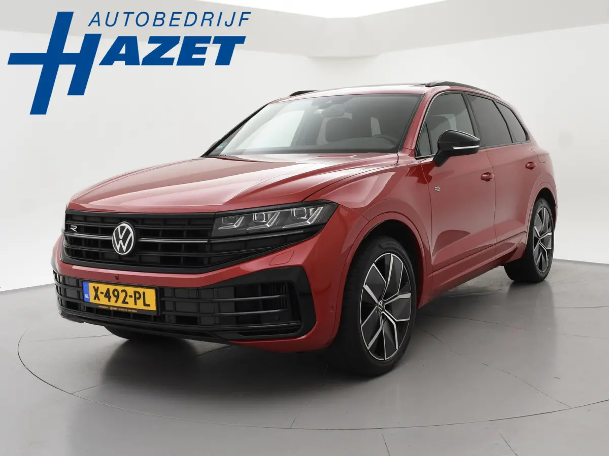 R 3.0 TSi V6 eHybrid 4MOTION R 462 PK *CHILI RED* + PANORAMA | STOELVENTILATIE | LUCHTVERING | DYNAUDIO | HEAD-UP DISPLAY