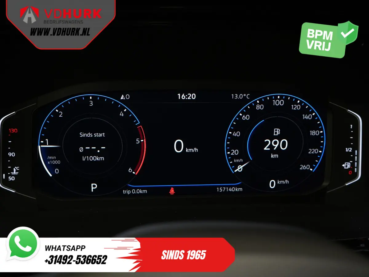 T6.1 2.0 TDI 150 pk DSG Aut. Virtual Cockpit/ 2.5t Trekverm./ CarPlay/ Camera/ Cruise/ Airco/ PDC
