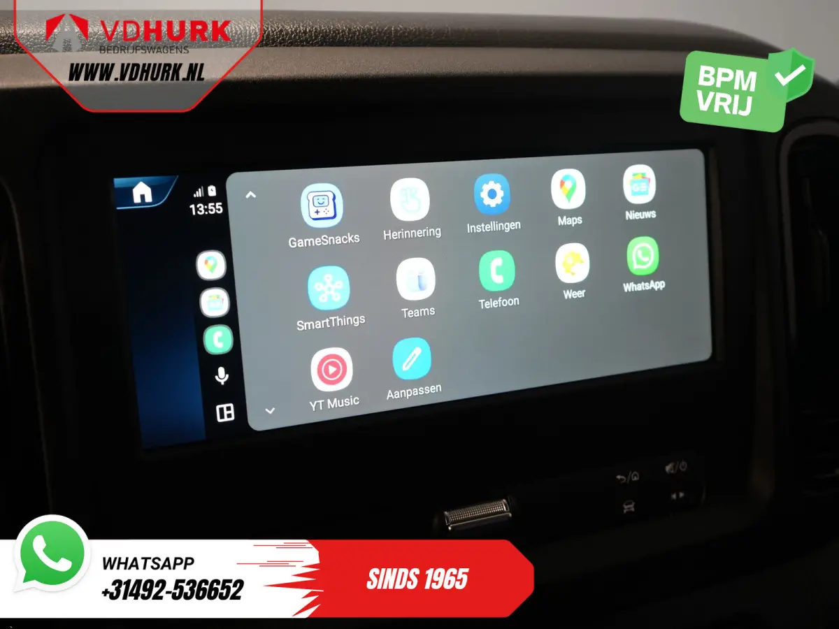 116 CDI Aut. L3 DC Dubbel Cabine BPM VRIJ! 6 Pers./ 2xSchuifdeur/ LED/ Stoelverw./ 270Gr. Deuren/ Carplay/ Camera/ Cruise/ Trekhaak
