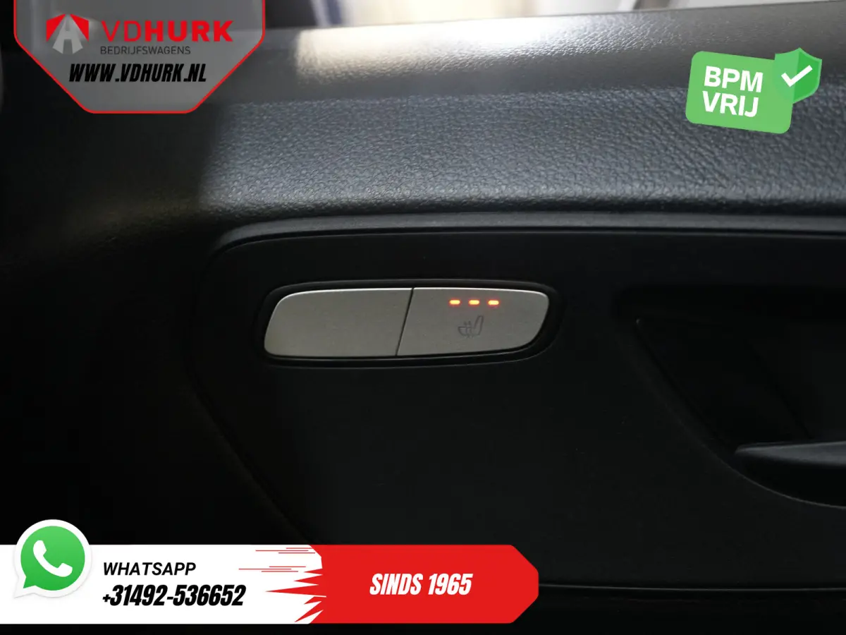 116 CDI Aut. L3 DC Dubbel Cabine BPM VRIJ! 6 Pers./ 2xSchuifdeur/ LED/ Stoelverw./ 270Gr. Deuren/ Carplay/ Camera/ Cruise/ Trekhaak