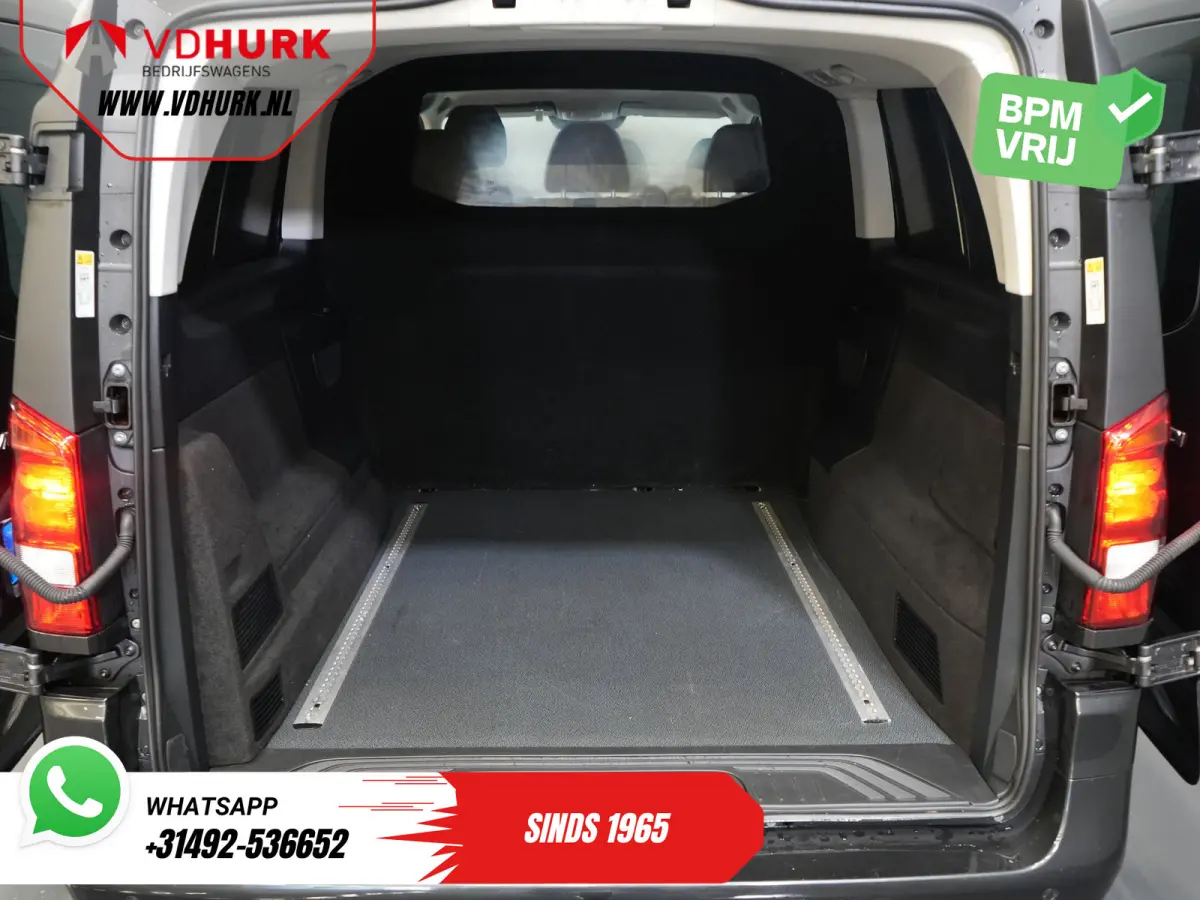 116 CDI Aut. L3 DC Dubbel Cabine BPM VRIJ! 6 Pers./ 2xSchuifdeur/ LED/ Stoelverw./ 270Gr. Deuren/ Carplay/ Camera/ Cruise/ Trekhaak