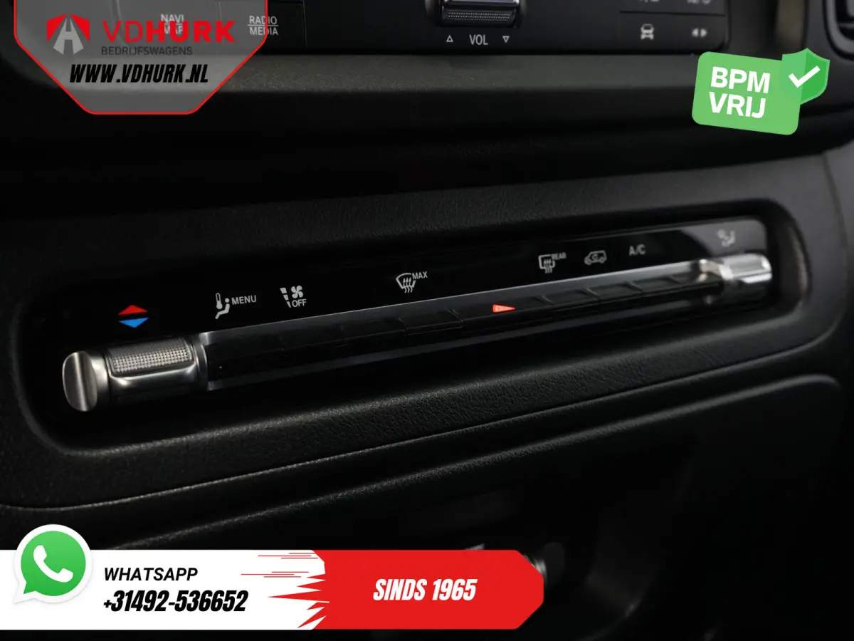 116 CDI Aut. L3 DC Dubbel Cabine BPM VRIJ! 6 Pers./ 2xSchuifdeur/ LED/ Stoelverw./ 270Gr. Deuren/ Carplay/ Camera/ Cruise/ Trekhaak