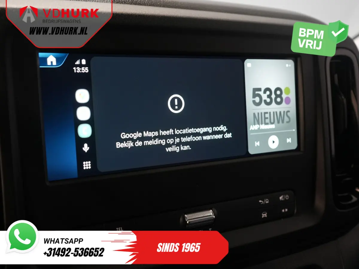 116 CDI Aut. L3 DC Dubbel Cabine BPM VRIJ! 6 Pers./ 2xSchuifdeur/ LED/ Stoelverw./ 270Gr. Deuren/ Carplay/ Camera/ Cruise/ Trekhaak