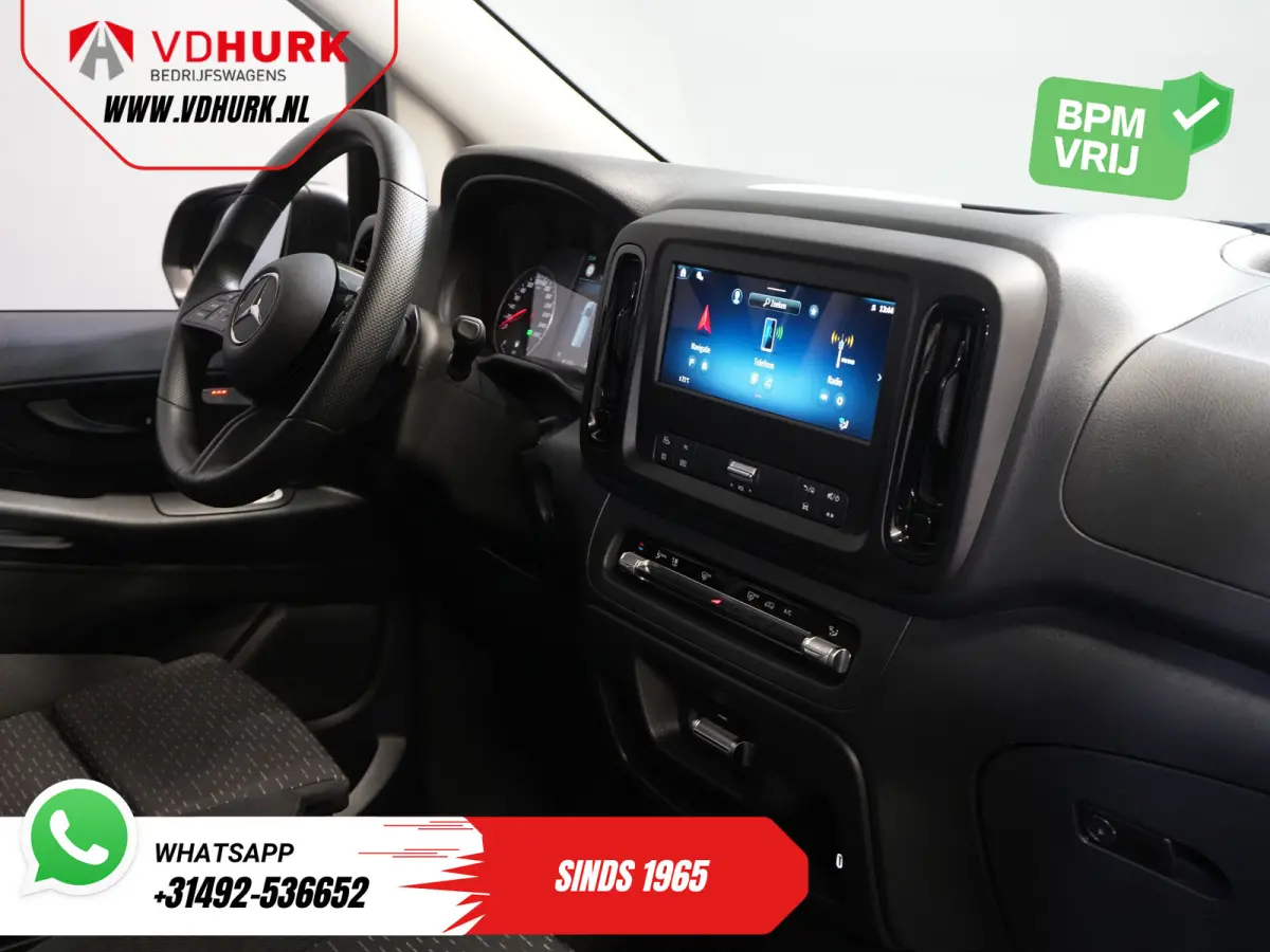 116 CDI Aut. L3 DC Dubbel Cabine BPM VRIJ! 6 Pers./ 2xSchuifdeur/ LED/ Stoelverw./ 270Gr. Deuren/ Carplay/ Camera/ Cruise/ Trekhaak