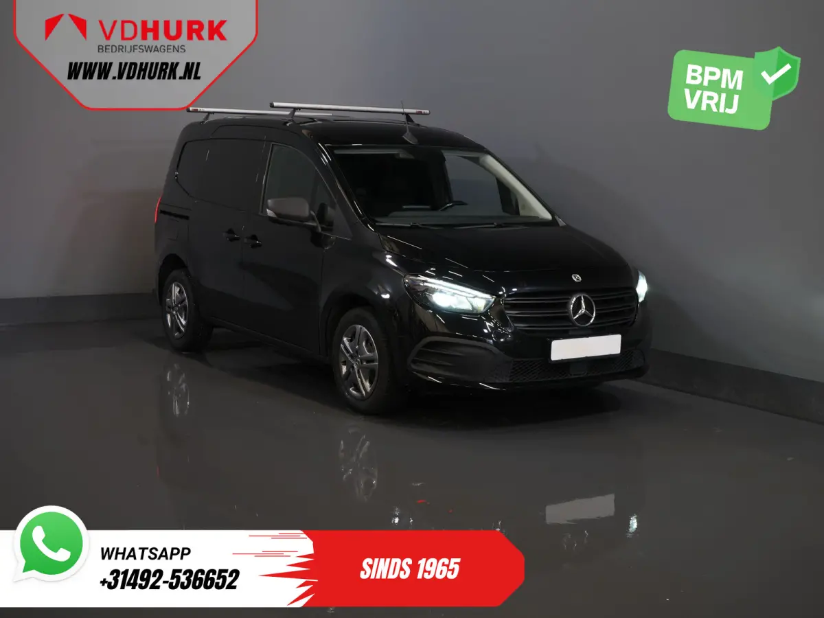 112 CDI Aut. 3 Pers./ LED/ Stoelverw./ CarPlay/ Cruise/ Airco/ Dakdragers